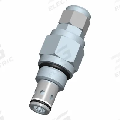 BUCHER HYDRAULICS Cartridge Valve: Steel, Screw-In, Screwdriver Adjustment - Pressure Control Cartridge Valves
