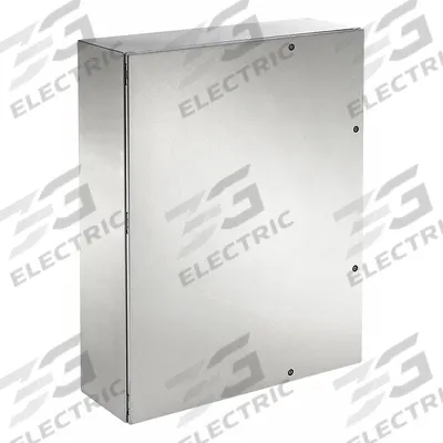 HOFFMAN Enclosure: 304 Stainless Steel, 60 in x 36 in x 12 in, NEMA 12/3R/4/4X - Stainless Steel Enclosures