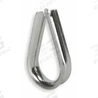 DAYTON Wire Rope Thimble: 1/4 in Compatible Rope Dia, Steel, For Lifting, 1/8 in Wall Ht, 25 PK (MPN 1DLG3). Key specifications — Material: Steel; Brand: DAYTON; Finish: Zinc Plated.