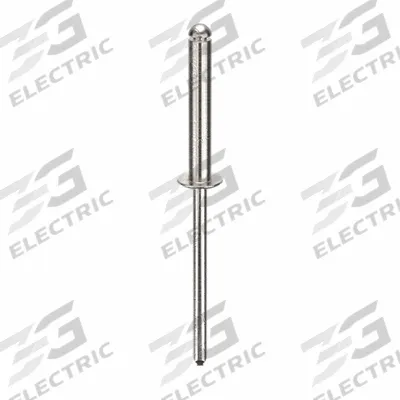 APPROVED VENDOR Blind Rivet,1 7/8 in L,1/8 in dia,PK500: Inch, 1 7/8 in Overall Lg, 25/32 in Body Lg - Domed-Head Blind Rivets