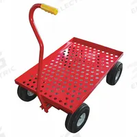 APPROVED VENDOR Wagon Truck: 1,000 lb Cap, 36 in L x 24 in W x 11 1/4 in H Deck, J-Shaped, Red (MPN 26Y490). Key specifications — Brand: APPROVED VENDOR; Color: Red.