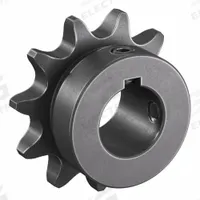 TSUBAKI Single Strand Sprocket: 41, For 1/2 in Chain Pitch, 3/4 in Bore Dia, 11 Teeth, Steel (MPN 41B11F-3/4). Key specifications — Brand: TSUBAKI.