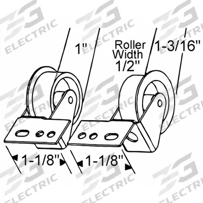 APPROVED VENDOR Drawer Guide Roller: 150 lb Load Capacity (MPN 900-11808) - Drawer Slide Rollers, Guides & Brackets