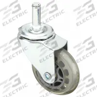 APPROVED VENDOR Stem Caster: Swivel, No Brake, 3 in Wheel Dia., 1 in Wheel Wd, Polyurethane, Plastic (MPN 20TM19). Key specifications — attr1111099: APPROVED VENDOR; attr1111095: Clear; attr1176855: Swivel.