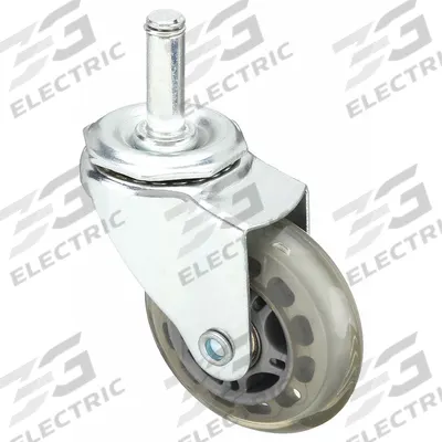 APPROVED VENDOR Stem Caster: Swivel, No Brake, 3 in Wheel Dia., 1 in Wheel Wd, Polyurethane - NSF-Listed Sanitary Friction-Ring Stem Casters