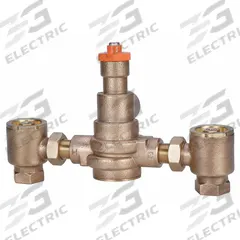 POWERS Thermostatic Mixing Valve: For Hot Water/Water Media, Thermostatic, Bronze, NPT x NPT, NPT (MPN ETV200-10). Key specifications — Brand: POWERS.