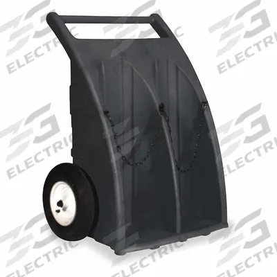 APPROVED VENDOR Cylinder Hand Truck: 500 lb, Flow-Back, Black, Polyethylene - Spark-Resistant Cylinder Hand Trucks