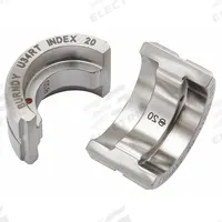 BURNDY Upper and Lower Crimping Die: 500 kcmil Copper Lug, YA/YS, 1 Sizes, 12 ton Max Crimping Force (MPN U34RT). Key specifications — attr511073: YS; attr511072: Copper; attr473934: BURNDY; attr511069: Brown; attr542116: 500 kcmil Copper Lug; attr511067: Y46.