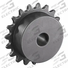 TSUBAKI Sprocket: One-Sided Hub, For Single Strands, 35, 19 Teeth, 2.279 in Pitch Dia, Steel (MPN 35B19). Key specifications — Brand: TSUBAKI.
