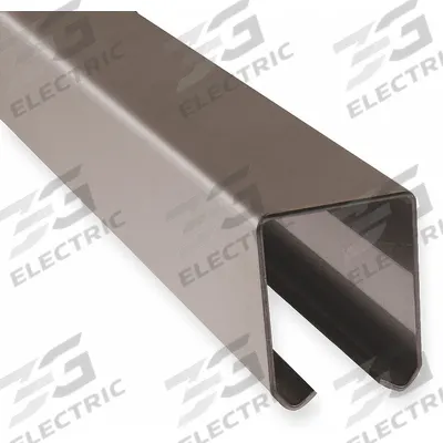 PEMKO Track: 8 ft Lg, 1 1/2 in Wd, 2 5/8 in Ht, 330 lb Max Wt - Hanging Door Tracks