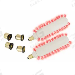 Exit Sign LED Retrofit Kit: Red, Exit Signs, Candelabra Bulb Base, 2.8 W Lamp Watt (MPN 20715). Key specifications — LED Color: Red; Bulb Base Style: Candelabra; Brand: TCP.