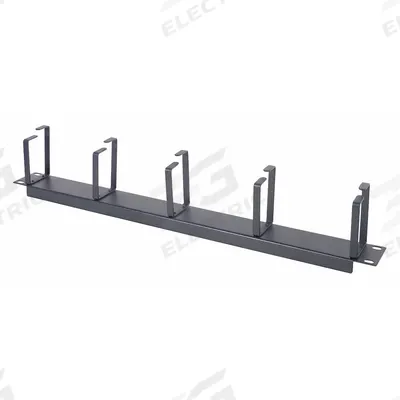 VIDEO MOUNT PRODUCTS Cable Manager: Horizontal, 1 U, Single Side Sides, 3 3/4 in Overall Dp - Horizontal Ring-Style Cable Managers