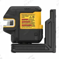 DEWALT Dot Laser: 2 Lines and 2 Dots, Green Beam, 100 - 200 ft Range w/o detector, Included, 2 Dots (MPN DCLE14221G). Key specifications — attr935979: AA; attr934757: DEWALT; attr936112: ±1/8 in @ 33 ft; attr936114: Pendulum Self-Leveling; attr935981: Power Adapter.