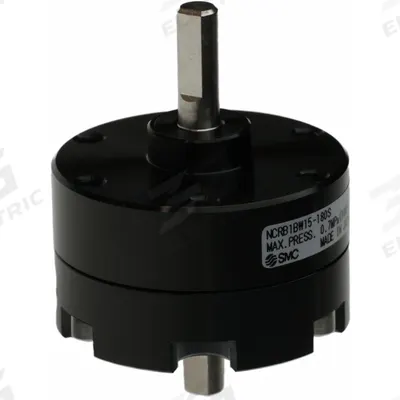 SMC Rotary Air Actuator: Single Vane Actuator, 180° Rotation Angle, 4 in-lb Output Torque - Vane-Style Rotary Actuators