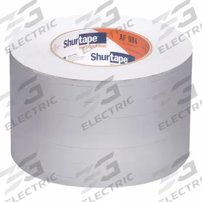 SHURTAPE Foil Tape: 3 3/4 in Wd, 50 3/8 yd Lg, 7.4 mil Thick, Acrylic, Indoor/Outdoor - FSK Foil Tape