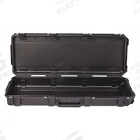 SKB Protective Case: 13 1/2 in x 42 1/2 in x 12 1/8 in, No Foam, Black, 2 Wheels, 22 lb Wt (MPN 3I-4213-12BE). Key specifications — Brand: SKB; Material: Plastic; Closure Type: Latches.