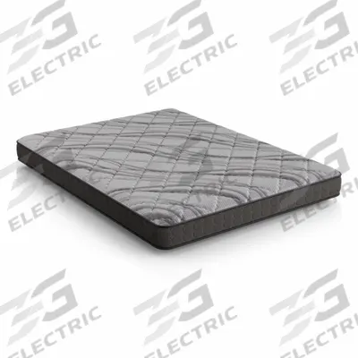 DIAMOND Bed Mattress: Queen, Firm, Stretch Knit Fabric, Foam, 7 in Overall Ht - Mattress-in-a-Box