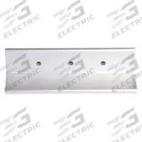 SECURITRON Door Bracket: 8 in Lg, 2 in Wd, 2 in Ht (MPN HEB-2CL-8). Key specifications — Product Type: Mounting Brackets; Material: Aluminum; Brand: SECURITRON.