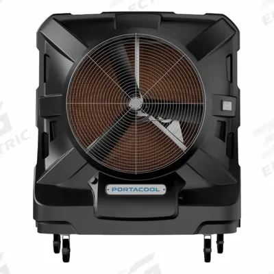 PORTACOOL Portable Evaporative Cooler: 6,500 sq ft, 5-15P, 120V AC - Portable Evaporative Coolers