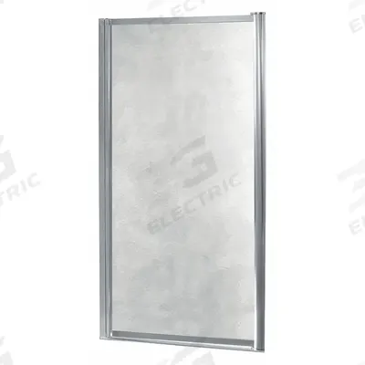 FOREMOST Shower Door: 23 in Min. Door Wd, 25 in Max. Door Wd, 65 in Overall Ht - Pivot Shower Doors