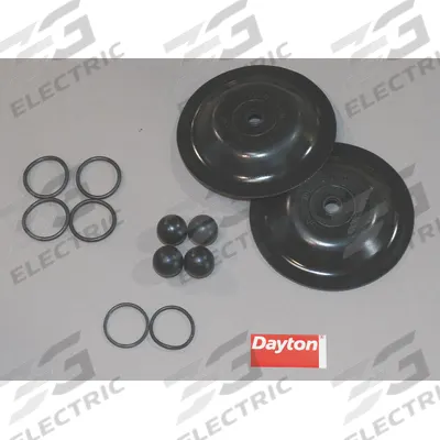 Dayton Fluid End Repair Kit: Fluid End Repair Kit, 6PY66, Buna-N - Dayton Fluid-End Repair Kits