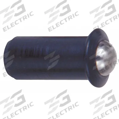 TE-CO Ball Plunger: Press Fit, Steel Body w/ SS Ball, 1/2 in Body Dia - Press-Fit Ball Plungers