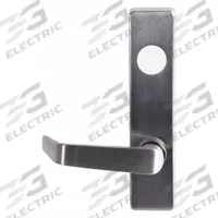 DETEX Mechanical Exit Device Trim: 48 in Max Door Wd, Chrome (MPN 08DNS LHR 626). Key specifications — Color: Silver; Product Type: Mechanical Exit Device Trim; Brand: DETEX; Outside Trim Type: Lever; ADA Compliant: Yes.