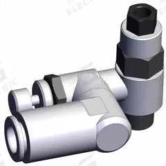 SMC Piloted Non-Return Valve: Universal Fitting, Knurled, 1/8 in Valve Body Size, Meter Out (MPN ASP330F-01-08S). Key specifications — attr947203: Brass/PBT; attr947205: SMC.