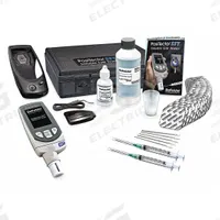 DEFELSKO Soluble Salt Tester Kit: 77°F Normalization Temp - Max, 250,000 Results Stored (MPN PosiTector SST Kit D3). Key specifications — Includes: (2) Syringe and Needles; Brand: DEFELSKO; Soluble Salt Measurement - Maximum: 600.0 ug/sq cm.