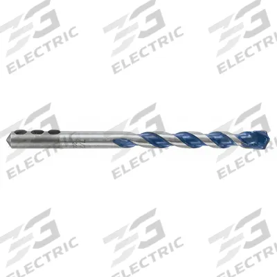 BOSCH Round Hammer Drill: 7/16 in Drill Bit Size, 4 in Max Drilling Dp, 3 in Overall Lg - Round-Shank Masonry Drill Bits