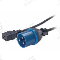 APC BY SCHNEIDER ELECTRIC Power Cord: 8 1/4 ft Lg, 3/18, C16A Plug, C19 Receptacle, H05VV-F, Rubber (MPN AP9876). Key specifications — Brand: APC BY SCHNEIDER ELECTRIC; Jacket Material: Rubber.