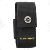 LEATHERMAN Tool Sheath: For 1 3/4 in Belt Wd - Max, 1 Pockets, Black, Nylon (MPN 934933). Key specifications — Closure Type: Snap; Attachment: Belt Slot; Color: Black; Brand: LEATHERMAN; For Tool Type: Pliers.