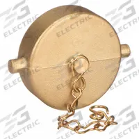 MOON AMERICAN Hydrant Cap: Cap, Brass, 1 1/2 in Compatible Pipe Size, Female, NPSH, Pin Lug (MPN 662-1511). Key specifications — Thread Type: NPSH; Tightening Method: Pin Lug.
