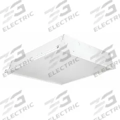 COLUMBIA LIGHTING Recessed Troffer: 2 ft Lg, 2 ft Wd, 3,472 lm, 4000K, 31 W, 120 to 277V AC (MPN LJT22-40MLG-FSA12-EDU). Key specifications — attr1261884: 120 to 277V AC; attr1261878: COLUMBIA LIGHTING; attr1261883: U-Bend T8; attr1261870: 4000K; attr1261880: Yes.