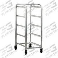 NEW AGE Bin Cart: 150 lb Max Load Capacity, 3 Bins, 16 in Compatible Bin Dp, 25 in Compatible Bin Lg (MPN 97205). Key specifications — Brand: NEW AGE; NSF Certified: No.