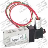 AVENTICS Solenoid Air Control Valve: Series L2, Single Solenoid, Five-Way / Two-Position, 24V DC (MPN L22XA452BP00061). Key specifications — attr1077526: L22XA452BP00061; attr1077589: Non-Locking; attr1077598: Solenoid Air Control Valve; attr1077600: Spring Return.