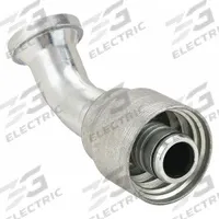 AEROQUIP Hydraulic Crimp Fitting: Steel x Steel, 45° Elbow, -12 For Hose Dash Size, Flange x Crimp (MPN 4S16FLA12). Key specifications — Fitting Gender: Male x Genderless; Fitting Connection Type: Flange x Crimp; For Hose Dash Size: -12; Brand: AEROQUIP.