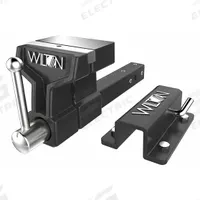 WILTON All Terrain Vise: Heavy Duty, Enclosed, 6 in Jaw Face Wd, 5 3/4 in Max Jaw Opening, V-Grooved (MPN 10010). Key specifications — attr663938: WILTON; attr669110: 45-56 HRC Steel; attr669112: Vehicle Hitch.