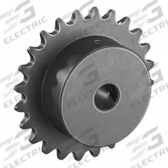 TSUBAKI Single Strand Sprocket: 35, For 3/8 in Chain Pitch, 1/2 in Bore Dia, 24 Teeth, Steel (MPN 35B24F-1/2). Key specifications — Brand: TSUBAKI.