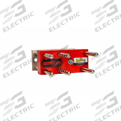 EQUIPMENT LOCK Steering Wheel Lock: Backhoe, Steel, Red, 8 1/4 in Lg - Steering Wheel Locks