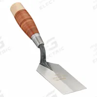 KRAFT TOOL Margin Trowel: Blade Material Carbon Steel, Blade Shape Square, 2 in Blade Wd (MPN RO58-5L). Key specifications — attr1008691: Leather; attr1016301: Masonry; attr1005001: KRAFT TOOL; attr1008687: Square; attr1008692: Straight; attr1008688: Carbon Steel; attr1008689: Flexible; attr1005002: Margin Trowel.