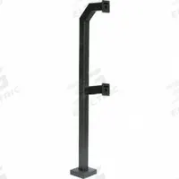 PEDESTAL PRO Dual Height Truck Pedestal: 75 in Overall Ht, Black, Pedestal, 12 in x 8 in, Black (MPN 72-DSP-3-12-12). Key specifications — attr193630: PEDESTAL PRO; attr982335: Carriage Bolt Hardware; attr982316: Black; attr982338: Intercoms; attr982348: Powder Coated; attr982331: Carbon Steel; attr1022512: Pedestal.