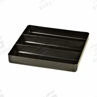ERNST MANUFACTURING Compartment Tray for Drawer: Black, 10 1/2 in Overall Wd, 10 1/2 in Overall Lg (MPN 5021). Key specifications — Brand: ERNST MANUFACTURING; Color: Black; Product Type: Tool Tray.
