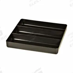 ERNST MANUFACTURING Compartment Tray for Drawer: Black, 10 1/2 in Overall Wd, 10 1/2 in Overall Lg (MPN 5021). Key specifications — Brand: ERNST MANUFACTURING; Color: Black; Product Type: Tool Tray.