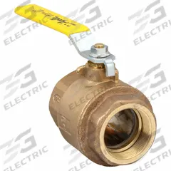 APOLLO Manual Two-Way Ball Valve: 2 in, Bronze, Straight, FNPT x FNPT, 600 psi Max. Pressure (CWP) (MPN 77C10801A). Key specifications — Brand: APOLLO; Handle: Lever.