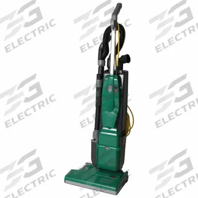 BISSELL COMMERCIAL Upright Vacuum Cleaner: 15 in Cleaning Path Wd, 89 cfm Air Flow, 23.3 lb Wt - Corded Upright Vacuums