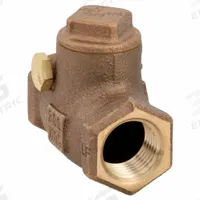 MILWAUKEE VALVE Low Lead Swing Check Valve: Swing, Inline Valve Body, 1/4 in Pipe Size, FNPT x FNPT (MPN UP509-1/4). Key specifications — Brand: MILWAUKEE VALVE.