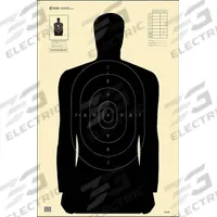 ACTION TARGET Shooting Range Targets: Paper, Silhouette Target, 35 in Ht, 23 in Wd, Black, 100 PK (MPN B-27R-100). Key specifications — Color: Black; Target Style: Silhouette; Target Grouping: Scoring and Qualification; Material: Paper; Brand: ACTION TARGET.