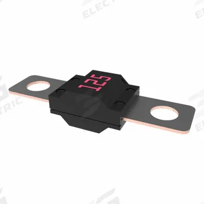 LITTELFUSE Automotive Fuse: MIDI 498 Series, Two-Hole, Bolt-On, Time-Delay, 125 A - Two-Bolt-Hole Time-Delay Fuses