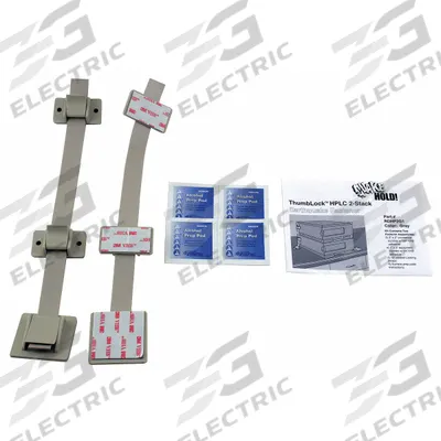 HPLC 2-Stack Fastener Kit: Nylon, Item to Item Bracing - Countertop & Desktop Equipment Straps & Brackets